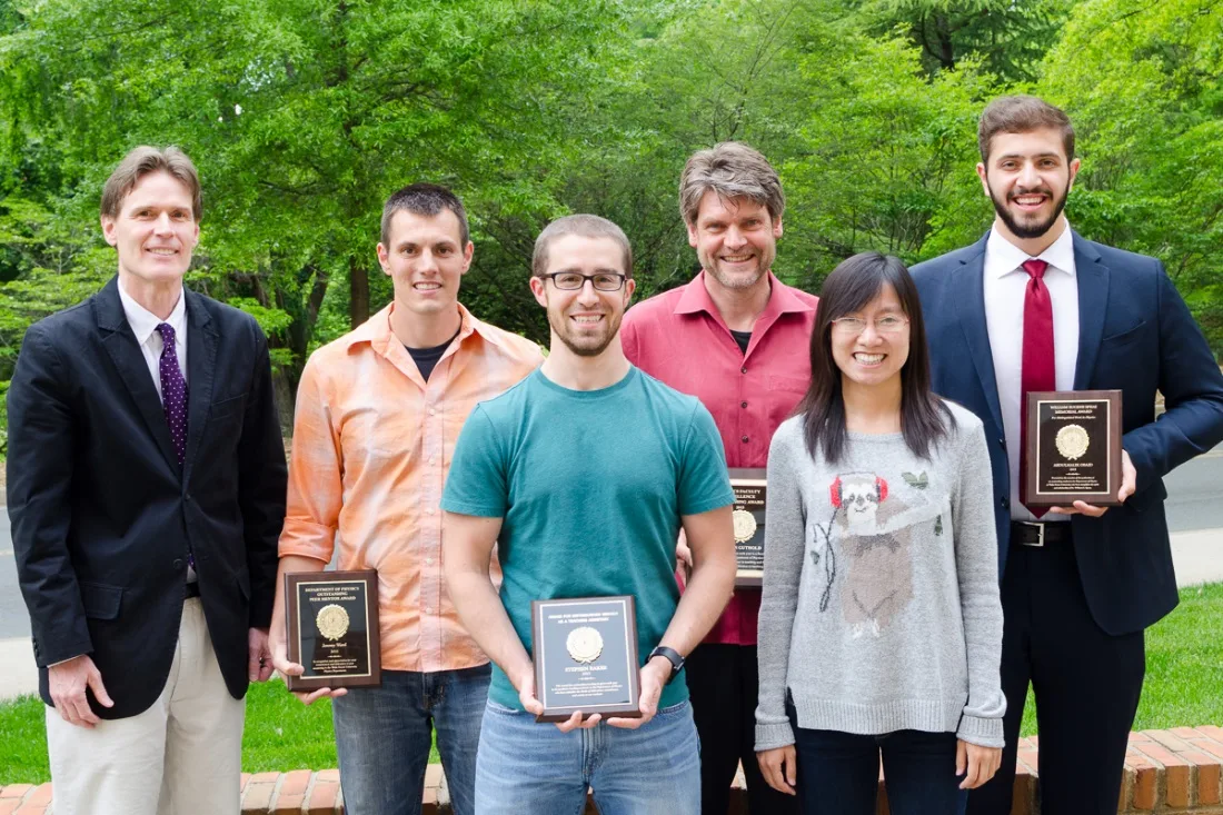Wake Forest Physics alumni newsletter image, 2015
