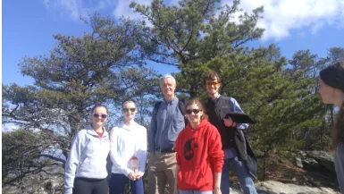 Wake Forest Physics alumni newsletter image, 2017